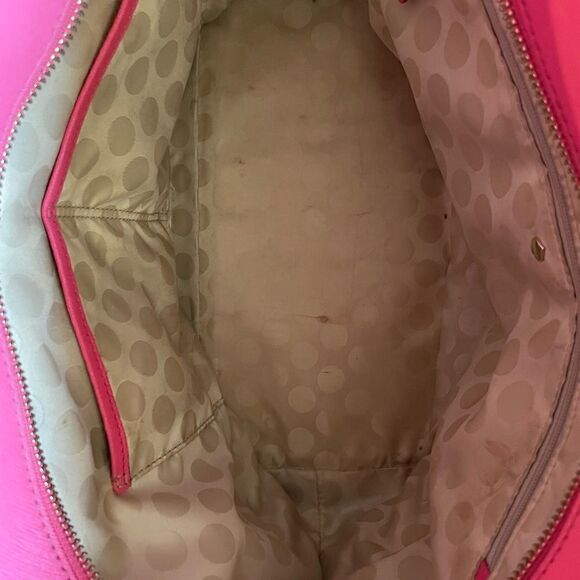 Kate Spade New YorkCEDAR STREET SMALL HARMONY TOTE In Pink Confetti / Excellent - Picture 5 of 7